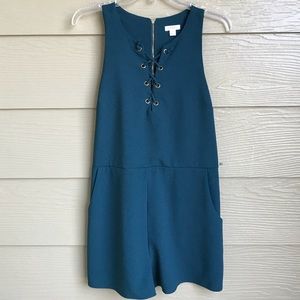 Dark Teal Romper